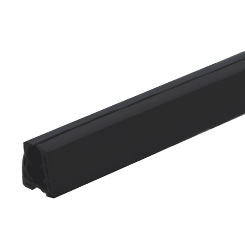 PSG Dichtung für aufgesetzte Glashalterung 20–21,5 mm – Profil 24×24 mm, L=2500 mm 001-077 (1)