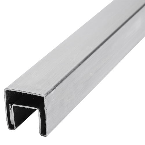 PSG Glas-Aufsatzhandlauf 40x40 mm AISI 304 satiniert – 2500 mm 001-082 (1)