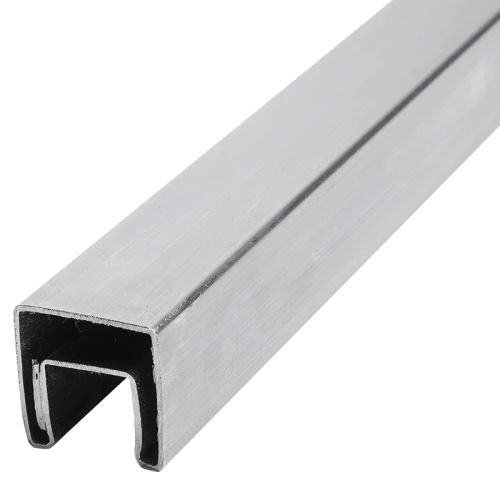 PSG Glas-Aufsatzhandlauf 40x40 mm AISI 304 satiniert – 2500 mm 001-082 (1)