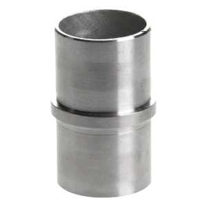 Gerader Geländerverbinder für Rohr 42,4x2 mm – Edelstahl AISI 304, geklebt