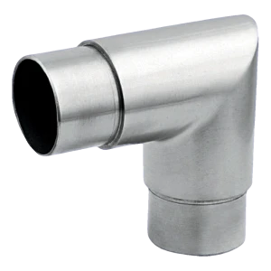 Balustradenknie 90° spitz eingeklebt ⌀42,4 mm – Edelstahl AISI 304 satiniert