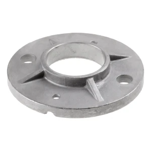 Flansch-Montagefuß für Geländer ⌀42,4 mm – Stahl mit Bohrungen