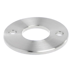 Geländerpfostenbasis zum Schweißen Ø80 mm – Edelstahl AISI 304 satiniert