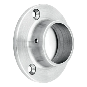 Montagebrustung Flansch für Rohr 42,4 mm – Edelstahl AISI 304 poliert
