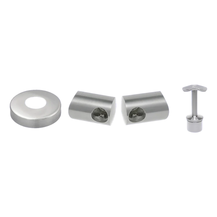 PSG Eckpfosten für Balustrade aus Edelstahl AISI 304 ø42,4 mm H1060 mm mit Halterungen für Stäbe ø12 mm 001-206 (3)