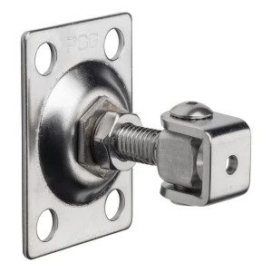 PSG verstellbares Torband M12 mit Schild 75×55 mm – Edelstahl AISI 304