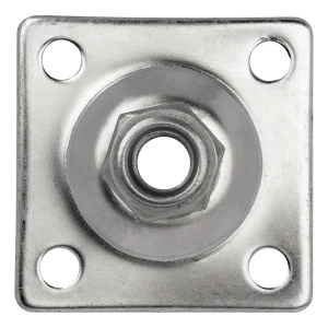 PSG Schildplatte für verstellbares Scharnier M16 80×80 mm – Edelstahl AISI 304