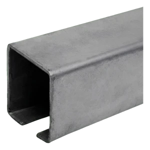 Stahl-Laufschiene – C-Profil für Schiebetore 60×60 mm, Länge 6000 mm