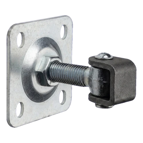 PSG verstellbares Torband M20 mit Schild 100×100 mm verzinkt – schwarzes Ohr 001-373 (1)