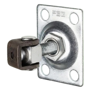 PSG verstellbares Torband M12 mit rechteckigem Schild 75×55 mm