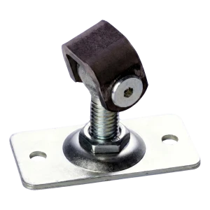 Verstellbares Torband mit rechteckigem Schild M12 75×38 mm aus verzinktem Stahl