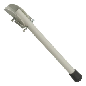 Türstopper aus Stahl mit Feder 160 mm – weiß
