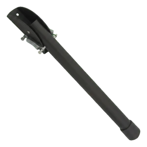 Türfeststeller aus Stahl schwarz 320 mm – Federstütze für Türen und Tore