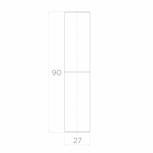 PSG gedrehtes Torband fi 27 mm – Höhe 90 mm für Flügeltore 001-475 (2)