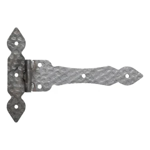 Postal – dekorativer Bandscharnier aus Stahl H148 × L240 mm, Dicke 3 mm