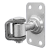 Komet – regulierbares Torscharnier M12 mit Schild 75 × 37 mm, galvanisch verzinkt 001-522 (1)