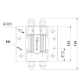 Comunello Albatros Piccolo – Charniersystem für Falttor bis 4 m / 100 kg 001-530 (7)