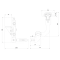 Comunello Albatros Piccolo – Charniersystem für Falttor bis 4 m / 100 kg 001-530 (8)