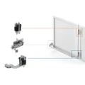 Comunello Albatros Piccolo – Charniersystem für Falttor bis 4 m / 100 kg 001-530 (9)