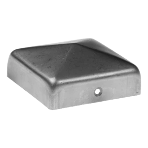 Verzinkte Stahl-Briefkasten-Abdeckung für Zaunpfosten 120×120 mm