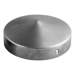 Runde Stahlkappe für Zaunpfosten Ø 48 mm (1,5")
