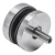Punkthalter für Glas 8-17,52 mm fi 50/8/M8x45 AISI 304 flaches System Satin 000-477 (2)