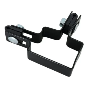Eckschelle für Zaunpaneele 60x40 schwarz