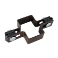 Zwischenklemme für Zaunpaneele 40x60 mm braun GPV-700-05 (1)