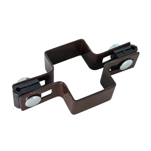 Zwischenklemme für Zaunpaneele 40x60 mm braun GPV-700-05 (1)