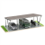 Solarcarport VICA für 3 Fahrzeug Photovoltaik-Parkplatz 2+1 module GPV-105-09 (1)