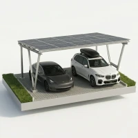 Solarcarport VICA für 2 Fahrzeuge SOLO Photovoltaik-Parkplatz