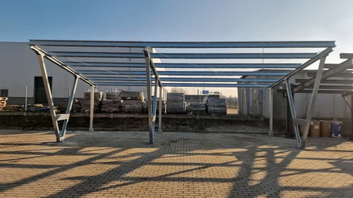 Solarcarport VICA für 2 Fahrzeuge SOLO Photovoltaik-Parkplatz GPV-105-02 (7)