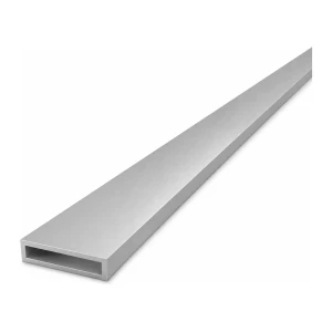 Rechteckiges Aluminiumprofil 10×40×2 mm – geschlossenes Profil L=2000 mm