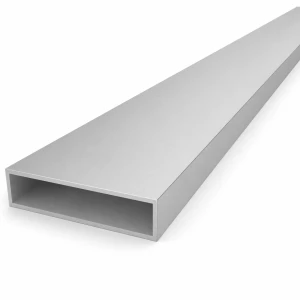 Rechteckiges Aluminium-Rohr 20×80×2 mm – geschlossenes Profil EN AW-6060 L=2000 mm