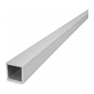 Quadratisches Aluminiumrohr 25×25×2 mm – geschlossenes Profil L=2000 mm EN AW-6060
