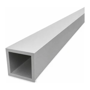 Aluminium Quadratrohr 50×50×5 mm – geschlossenes Profil EN AW-6060, L=2000 mm