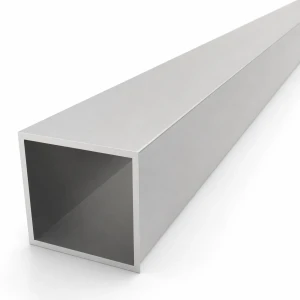 Quadratisches Aluminiumrohr 60×60×3 mm – geschlossenes Profil L=2000 mm EN AW-6060