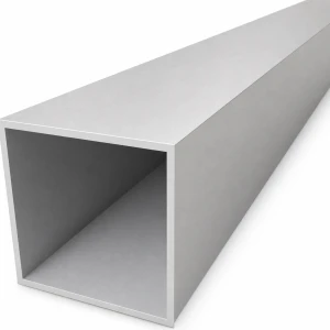 Aluminium Quadratrohr 80×80×3 mm – geschlossenes Profil EN AW-6060, L=2000 mm