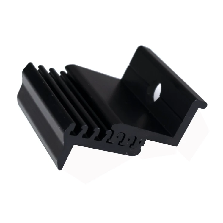 Endklemme - Verstellbar durch Schiebenuten M8 30-50mm - Eloxiert PV-03-21 (1)
