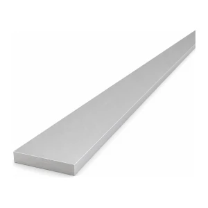 Aluminiumflachstab EN AW-6060 T64, 40×8 mm, Länge 2000 mm