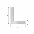 Gleichschenkliges Aluminium-Winkelprofil 10×10×2 mm – L-Profil, Länge 2000 mm 001-719 (2)