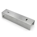 C-Profil Verbinder Halterung für Sockelmauer 200x50 verzinkt GPV-700-34 (1)