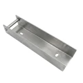 C-Profil Verbinder Halterung für Sockelmauer 200x50 verzinkt GPV-700-34 (2)