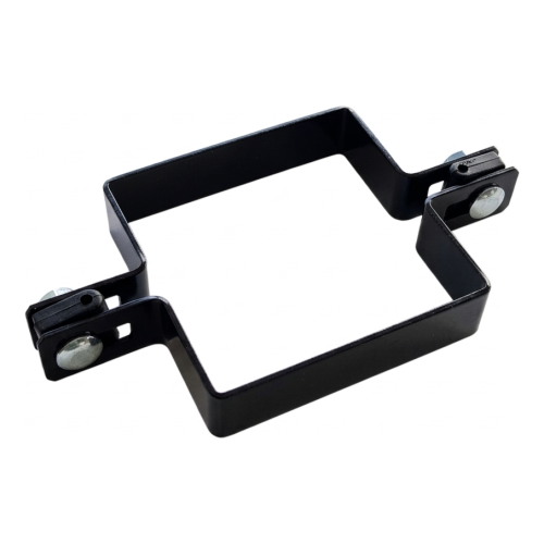 Zwischenschelle für Zaunpaneele 100x100 mm schwarz 000-778 (1)