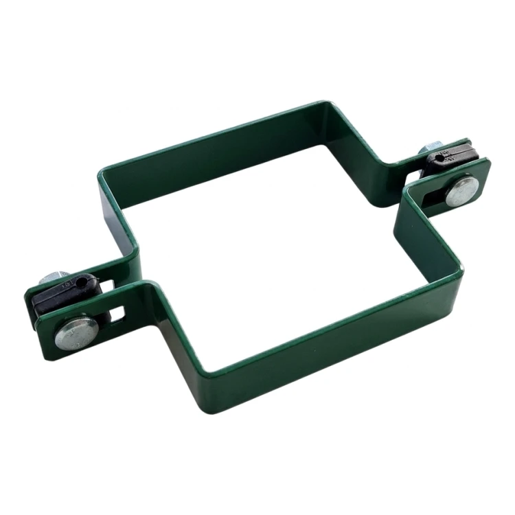 Zwischenschelle für Zaunpaneele 100x100 mm grün 000-779 (1)