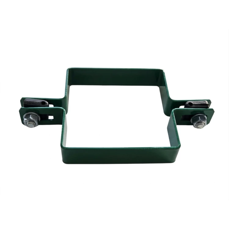 Zwischenschelle für Zaunpaneele 100x100 mm grün 000-779 (3)