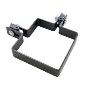 Eckschelle für Zaunpaneele 100x100 mm graphit