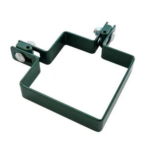Eckschelle für Zaunpaneele 100x100 mm grün