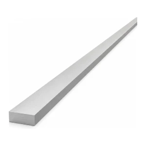 Aluminiumflachstab EN AW-6060 T64, 20×8 mm, Länge 2000 mm