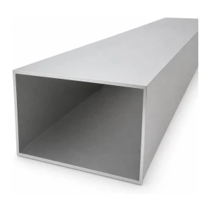 Rechteckiges Aluminiumrohr 100×150×3 mm – geschlossenes Profil L=2000 mm